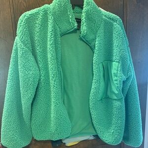 Forever 21 Green Puffer Jacket